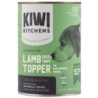 Kiwi Kitchens NZ Grass Fed Canned Dog Food Lamb Topper Green Tripe 9 x 375g image