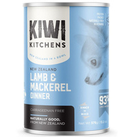 Kiwi Kitchens New Zealand Canned Dog Food Lamb & Mackerel Dinner 9 x 375g image