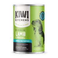 Kiwi Kitchens NZ Grass Fed Canned Puppy Food Lamb & Mussel 9 x 375g image