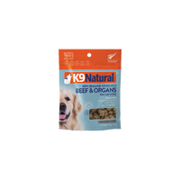 K9 Natural NZ Beef & Organs Healthy Bites Grain-Free Natural Dog Treats 50g image