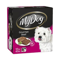 My Dog Wet Dog Food Gourmet Beef Flavour 12 x 100g Tray image