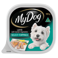 My Dog Select Toppings Wet Dog Food Lamb & Garden Vegetables 12 x 100g image