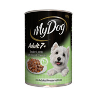 My Dog Senior Wet Dog Food Tender Lamb w/ Rice & Carrots 24 x 400g image