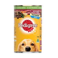 Pedigree Adult Homestyle Wet Dog Food Beef Pasta & Vegies 12 x 1.2kg image