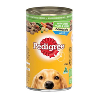 Pedigree Adult Canned Dog Food Homestyle with Lamb Pasta & Vegies 12 x 1.2kg image