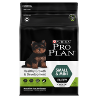 Pro Plan Puppy Small & Mini Breed Healthy Growth Dry Dog Food Chicken 2.5kg image