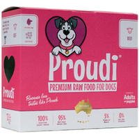 (PICK UP ONLY) Proudi Adult & Puppies Premium Raw Dog Food Beef 2.4kg image