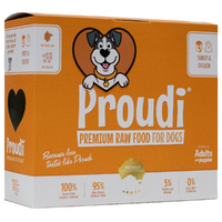 (PICK UP ONLY) Proudi Adult & Puppies Premium Raw Dog Food Turkey & Chickn 2.4kg image