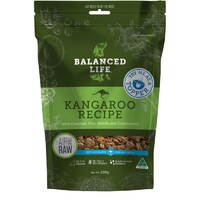Balanced Life Dog & Puppy Air Dried Raw Dog Food Topper Kangaroo 200g image
