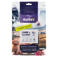 Ruffey Air-Dried Complete Diet Meal Topper Dry Dog Food Lamb & Salmon 454g image