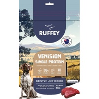 Ruffey Air-Dried Venison Single Protein Meal Topper Dry Dog Food 450g image