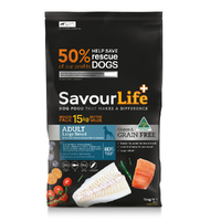 Savour Life Adult Large Breed Grain Free Dry Dog Food Ocean Fish & Salmon 15kg image