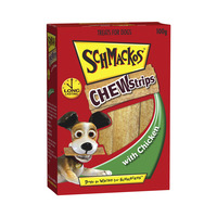 Schmackos Chew Strips Dog Training Treats Chicken 4 x 100g image