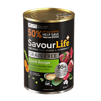 Savour Life Adult Grain Free Wet Dog Food Lamb Recipe 12 x 375g image