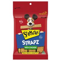 Schmackos Strapz Dog Tasty Treats w/ Chicken 8 x 200g image