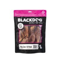 Blackdog Pig Ears Natural Dog Chew Treats 10 Pack image