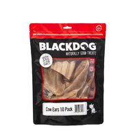 Blackdog Cows Ears Natural Dog Chew Treats 10 Pack image