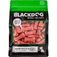 Blackdog Mini Beef Biscuits Oven Baked Pet Dog Tasty Treats 1kg image