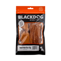 Blackdog Sweet Potato Slice Natural Dog Chew Treats 120g image