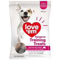 Love Em Dog Food Kangaroo Training Mini Treats 200g image