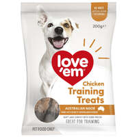Love Em Chicken Training Tasty Treats for Dogs of All Sizes 200g image
