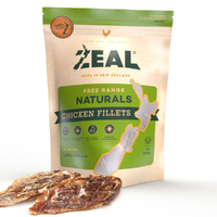 Zeal Free Range Naturals Chicken Fillets Dog Cat Treat 125g  image