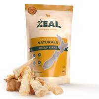 Zeal Free Range Naturals Sheep Ears Dog Cat Treat 125g image