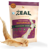 Zeal Free Range Naturals Venison Ears Dog Cat Treat 125g  image