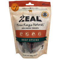 Zeal Free Range Naturals Air Dried Dog Treats Beef Sticks 125g image