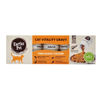 Earthz Pet Cat Vitality Gravy Food Topper for Cats Chicken 30ml 5 Pack x 5 image