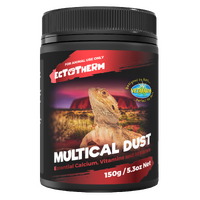 Vetafarm Ectotherm Multical Dust Vitamins & Minerals Reptile Supplement 150g image