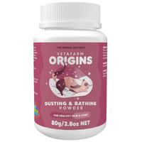 Vetafarm Origins Dusting & Bathing Powder for Small Animals 80g image