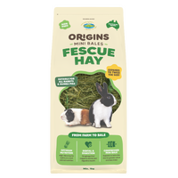 Vetafarm Origins Mini Bales Fescue Hay for Adult Rabbits & Guinea Pigs 1kg image
