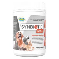Vetafarm Synbiotic 180-S Probotics for Dogs Cats & Livestock 450g image