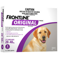 Frontline Original Dog Flea Treatment & Prevention Large Dog 4 Pack  image