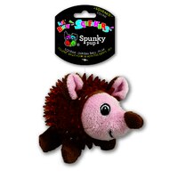Spunky Pup Lil Bitty Squeaker Hedgehog Plush Interactive Dog Toy image