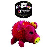 Spunky Pup Lil Bitty Squeaker Pig Plush Interactive Dog Toy image