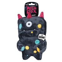 Spunky Pup Alien Flex Ghim Plush Pet Dog Squeaker Toy image