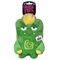 Spunky Pup Alien Flex Gro Plush Pet Dog Squeaker Toy image