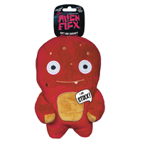 Spunky Pup Alien Flex Stixx Plush Pet Dog Squeaker Toy image