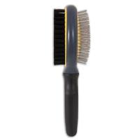 Gripsoft Double Sided Regular Pin & Bristle Brush For Dogs  image