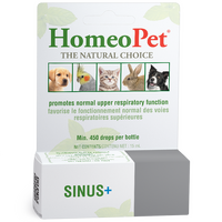 HomeoPet Sinus+ Upper Respiratory Support for Dogs Cats & Birds 15ml image