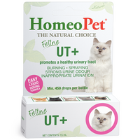 HomeoPet Feline Ut+ Fast Acting Urinary Tract Health Care for Cats 15ml image