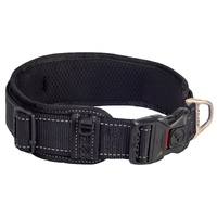 Rogz Utility Classic Padded Reflective Pet Dog Collar Pink XXL image