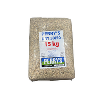 Perrys 50/50 Dry Chaff Mix with Mineral-Enriched Molasses Horse Feed 15kg image
