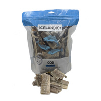 Icelandic+ Cod Skin Pieces Pure Fish Chew Treats for Dogs 227g image