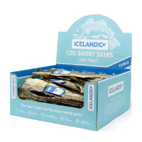 Icelandic+ Cod Short Skin Sticks Natural Dog Treats 8-10" 36 Pieces image