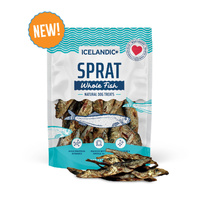 Icelandic+ Sprat Air-Dried Whole Fish Natural Dog Treats 57g image