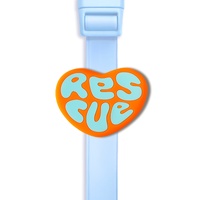 Jiby Charm Rescue Orange Durable Silicone Accessory for Dogs & Cats image