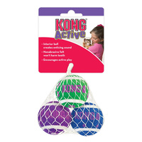 KONG Cat Active Tennis Balls w/ Bells Toy image